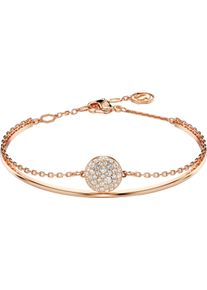 Swarovski Damen Armreif "Sublima Round, 5683447, 5683452", M, Metall, rosa, Metall, Armbänder, mit Swarovski Kristall