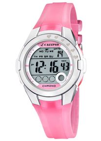 Calypso Watches Damen Chronograph "Digital Crush", rosa, Armbanduhren, Armbanduhr, Quarzuhr, Damenuhr, digital, Datum, Stoppfunktion
