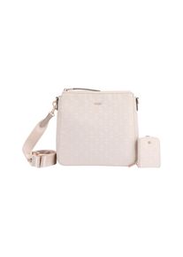 JOOP! JOOP Damen Schultertasche "collana tessuto jasmina shoulderbag mvz", beige, Nylon, Taschen