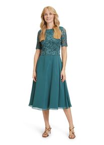 Vera Mont Damen Cocktailkleid "Vera Mont Cocktailkleid mit Spitze", grün, feminin, Gr. 36, Obermaterial: 100% Polyester. Futter: 100% Polyester.,
