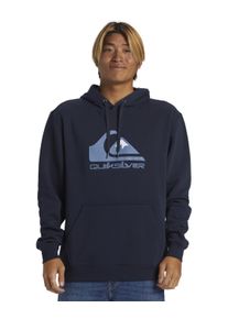 Quiksilver Herren Hoodie "Big Logo", blau, Gr. M, 80% Baumwolle, 20% Polyester, Sweatshirts