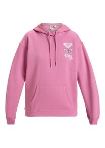 Roxy Damen Hoodie "Surf Stoked", rosa, Gr. M, 60% Baumwolle, 40% Polyester, Sweatshirts