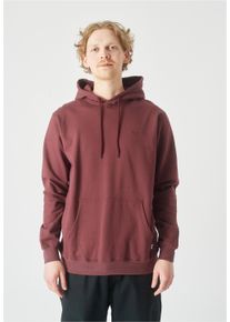 Cleptomanicx Herren Kapuzensweatshirt "Ligull", rot, casual, Gr. L, meliert, 100% Baumwolle, Sweatshirts, mit lockerem Schnitt