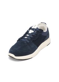 Marc O'Polo MARC O'POLO Herren Sneaker "aus edlem Veloursleder", Gr. 47, blau, Obermaterial: 100% Leder (Rind), unifarben, Schuhe