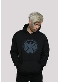 F4NT4STIC Herren Kapuzenpullover "Marvel Avengers Agent Of SHIELD", schwarz, casual, Gr. S, Obermaterial: 65% Baumwolle, 35% Polyester, Pullover,