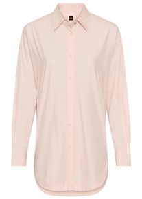 BOSS Orange Damen Hemdbluse "Bostucci Premium Damenmode", pink, casual, Gr. 36, unifarben, Web, Obermaterial: 100% Baumwolle, Blusen, mit Kellerfalte