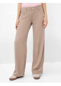 Brax Damen Five-Pocket-Hose Style MORGAN TAUPE, hellbraun, Gr. 42