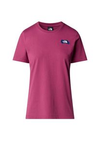 The North Face S/S Outdoor Graphic Tee T-Shirt Damen (Gr S |rosa/lila)