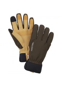 Hestra CZone Contact Glove 5 Finger Handschuhe (Größe 10 |braun |wasserdicht)