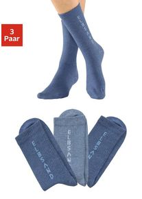 ELBSAND Socken mehrfarbig Gr. 35-38 für Damen. Normal. Nachhaltig.
