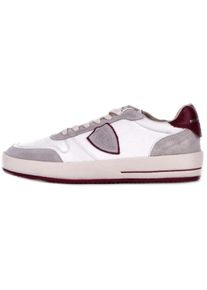 Philippe Model Low-Top Sneaker - Sneakers Bianco Bordeau - Gr. 42 (EU) - in Rot - f&uuml;r Damen