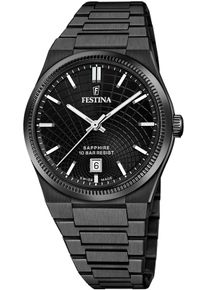 Festina Damen Quarzuhr "Rivé Collection"schwarz, Armbanduhren, Armbanduhr, Damenuhr, Herrenuhr, Swiss Made, Edelstahlarmband, analog