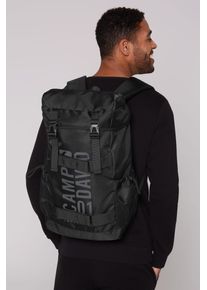 CAMP DAVID Cityrucksack, schwarz, Kunstfaser, Rucksäcke