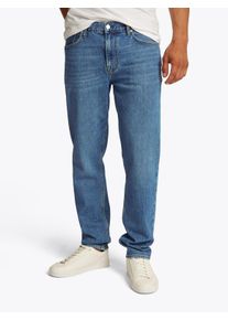 Tommy Hilfiger Herren Tapered-fit-Jeans "HARLEM Tapered Fit"roger indigo, casual, Gr. 31, Denim/Jeans, Obermaterial: 80% Baumwolle, 19% Lyocell, 1%