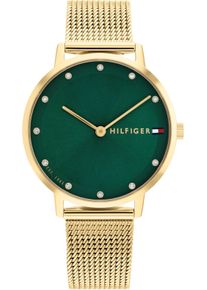 Tommy Hilfiger Damen Quarzuhr "PIPPA", gold, Armbanduhren, Armbanduhr, Damenuhr, analog, Edelstahlarmband