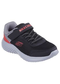 Skechers Kinder Sneaker "Bounder - Trekzic", Gr. 29, schwarz, Lederimitat, casual, Schuhe, Freizeitschuh, Halbschuh, Klettschuh, Schnürschuh,