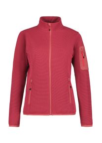 Icepeak Damen Fleecejacke "D STRICKFLEECEJACKE BOWERSVILLE"raspberry 2, sportlich, Gr. XL, Fleece, Obermaterial: 100% Polyester, Jacken, mit