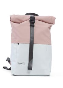 7CLOUDS Laptoprucksack "Kira 7.1"weiß, light rose, Tarpaulin, Polyethylen, casual, Rucksäcke, GRS (global recycling standard) zertifiziertes Material