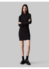 Calvin Klein Jeans Jerseykleid »LOGO ELASTIC MILANO DRESS«, mit Logoschriftzug