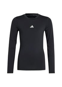 Adidas Techfit Longsleeve Tee Funktionsshirt Kinder (Gr 116 |schwarz)