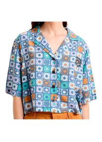 Quiksilver Tilebloom Dad Crop S/S Hemd Damen (Gr S |bunt)