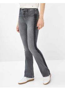 Brax Damen Five-Pocket-Hose Style ANA USED GREY, denim hellgrau, Gr. 38K