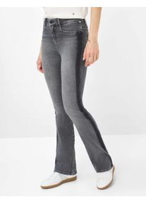 Brax Damen Five-Pocket-Hose Style ANA USED GREY, denim hellgrau, Gr. 48K