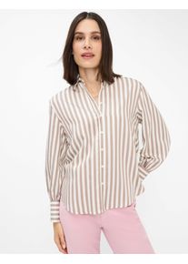 Brax Damen Hemd Style VIC taupe, braun, Gr. 46