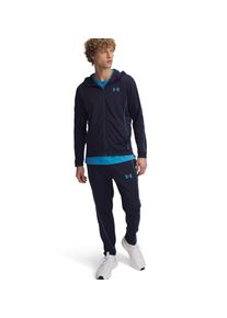Under Armour Herren Trainingsanzug "UA EMEA TRACKSUIT NOVELTY"midnight navy, ether blau, ether blau, sportlich, Gr. XXL, Obermaterial: 100%