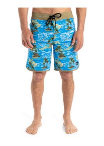 Quiksilver Herren Boardshorts "Highline Scallop 19""coronet blau naturama, Gr. 36, 88% Polyester, 12% Elasthan, Hosen