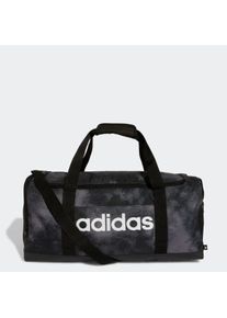 Sporttasche "LIN G DUF M", adidas Performancegrau five, grau six, schwarz, weiß, Obermaterial: 100% Polyester, Taschen