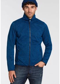 CMP Herren 3-in-1-Funktionsjacke, blau, sportlich, Gr. 58, colorblocking, meliert, Fleece, Obermaterial: 100% Polyester. Futter: 100% Polyester,