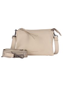Harbour 2nd Damen Umhängetasche "Mirela", beige, Rindsleder, Taschen, Schultertasche, Handtasche Damen, Mini Bag