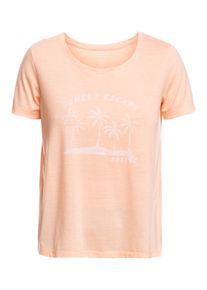Roxy Damen T-Shirt "Chasing The Wave", orange, Gr. S, 65% Polyester, 35% Viskose, Shirts