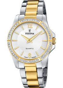 Festina Damen Quarzuhr "Mademoiselle", silber, Armbanduhren, Armbanduhr, Damenuhr, Edelstahlarmband
