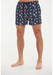 CRUZ Herren Badehose "Obi Van", blau, Gr. XXL, mehrfarbig, Polyester, Elasthan, Badehosen, mit modernem Print