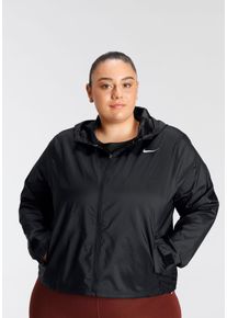 Nike Damen Laufjacke "Essential Women's Running Jacket (Plus Size)", schwarz, sportlich, Gr. 2X, Obermaterial: 100% Polyester. Futter: 100%