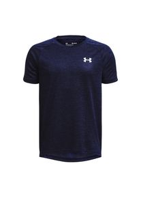 Under Armour Kinder T-Shirt "Jungen UA Tech 2.0 Oberteil, kurzärmlig", blau, sportlich, Gr. M, unifarben, meliert, Web, Obermaterial: 100%
