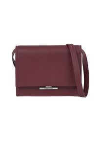 Calvin Klein Damen Umhängetasche "CK LINEAR CROSSBODY_SAFFIANO", rot, Polyurethan (PU), Taschen, Schultertasche, Mini Bag, Handtasche Damen