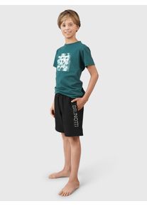 Brunotti Kinder Shorts, schwarz, sportlich, Gr. 152, unifarben, Obermaterial: 91% Polyester, 9% Elasthan. Futter: 100% Polyester, Hosen