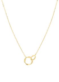 Damen Kette mit Anhänger "Schmuck Edelstahl Halskette The Organic Twist LJ-0989 LJ-1550 LJ-1551", Edelstahl, L: 45cm, gold, Liebeskind Berlin,