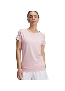 Under Armour Damen Funktionsshirt "TECH"prime pink,, weiß, sportlich, Gr. XL, Obermaterial: 94% Polyester, 6% Elasthan, Shirts