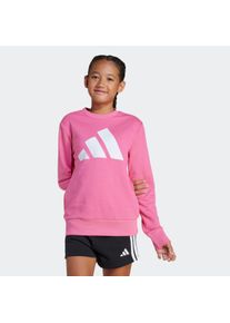 Kinder Sweatshirt "JG BL FT SWT", pink, sportlich, Gr. 128, adidas Sportswear, Obermaterial: 55% Baumwolle, 36% Polyester, 9% Viskose, Sweatshirts