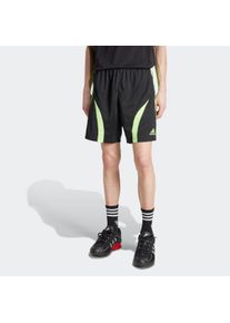 Herren Shorts "TEAMGEIST SHO"schwarz, signal grün, sportlich, Gr. XL, adidas originals, Obermaterial: 100% Polyester, Hosen