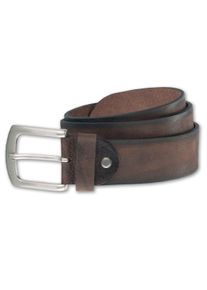 Bernd Götz BERND GÖTZ Damen Ledergürtel, braun, casual,modisch, Gr. 100, unifarben, Leder, Gürtel, mit Airbrushkante