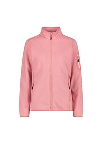 CMP Damen Strickfleecejacke "WOMAN JACKET", rosa, sportlich, Gr. 46, Strick, Fleece, Obermaterial: 55% Polyester, 45% Baumwolle, Jacken