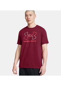 Under Armour Herren T-Shirt "UA GL FOUNDATION UPDATE SS", rot, sportlich, Gr. L, Single Jersey, Obermaterial: 100% Polyester, Shirts