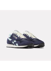 Reebok CLASSIC Sneaker "CLASSIC NYLON", Gr. 44,5vector navy, glitch aqua, vintage chalk, Leder, Textil, Synthetik, sportlich, Schuhe