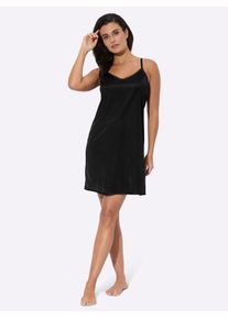 Damen Unterkleid "Unterkleid", Gr. 40, schwarz, 70% Viskose, 30% Polyester, unifarben, Kleider