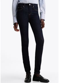 Tommy Hilfiger Damen Skinny-fit-Jeans "HERITAGE COMO SKINNY RW", blau, casual, Gr. 26, unifarben, Denim/Jeans, Obermaterial: 95% Baumwolle, 4%